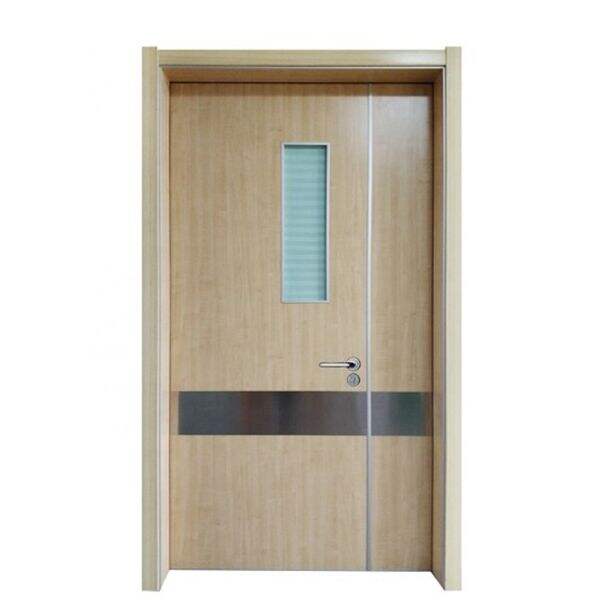 Commercial Wood Door With Glass Window Manufacturer Supplier In China