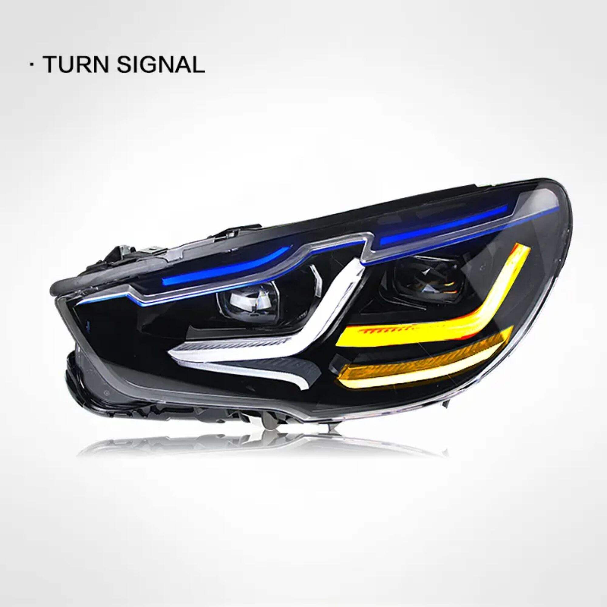 Upgrade Full LED Headlight Head Light Modified Front Light For BMW 5