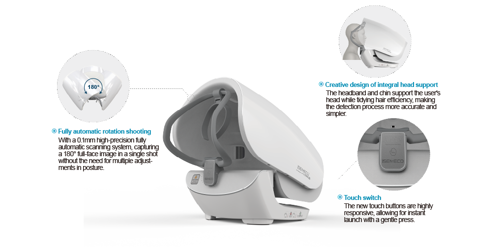 ISEMECO 3D D9 Skin Analyzer 3D Full-facial Modeling Suitable for doctors, Cosmetic Surgeons, Dermatologists factory