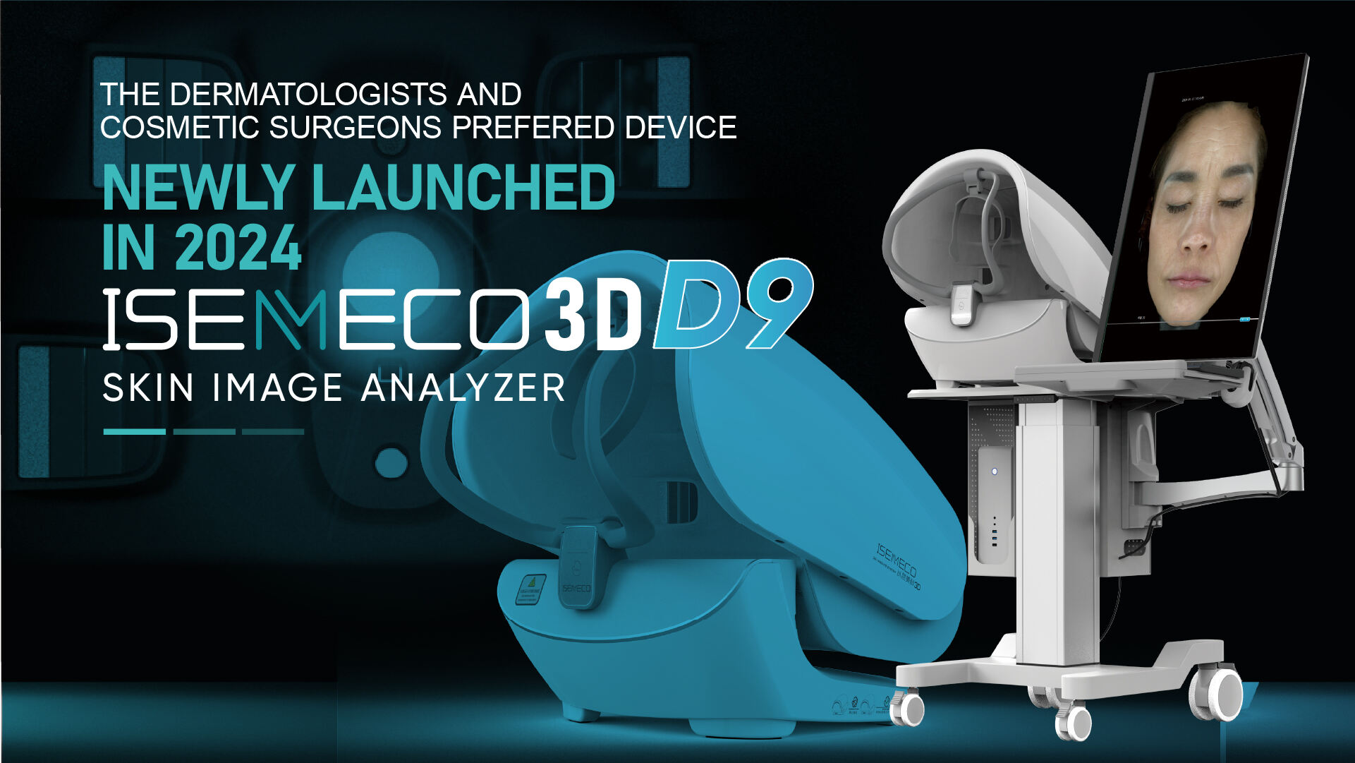 ISEMECO 3D D9 Skin Analyzer 3D Full-facial Modeling Suitable for doctors, Cosmetic Surgeons, Dermatologists factory