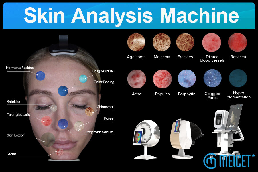 What equipment is used for skin analysis ？