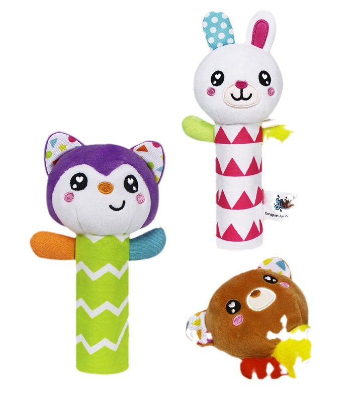 JUN OU Baby Toys: Adorable Cartoon Plushies for Little Ones