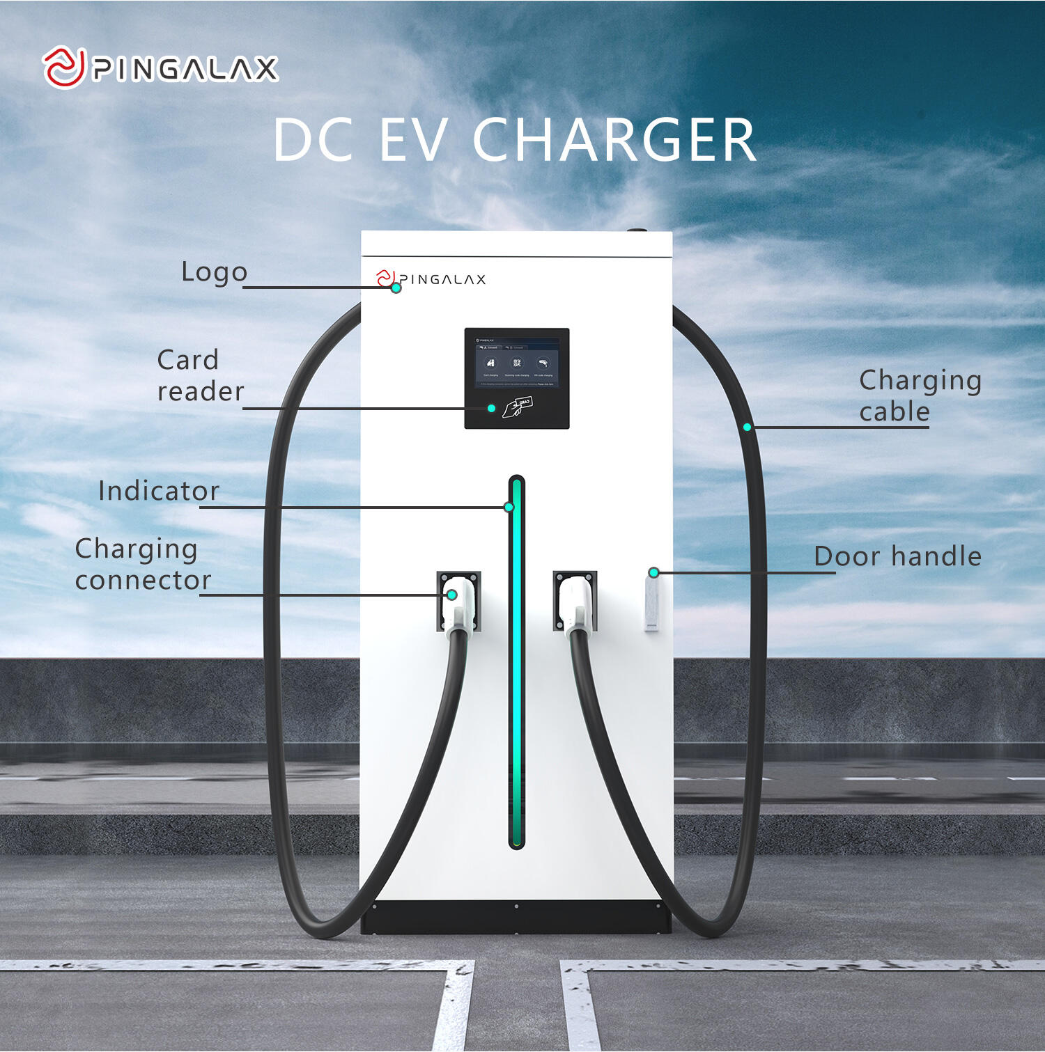 PINGALAX DC Charging Station YZ5 120KW 160KW 200KW 240KW details