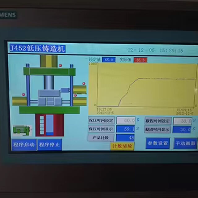 Low pressure casting machine for car aluminum wheel rim production line manufacture