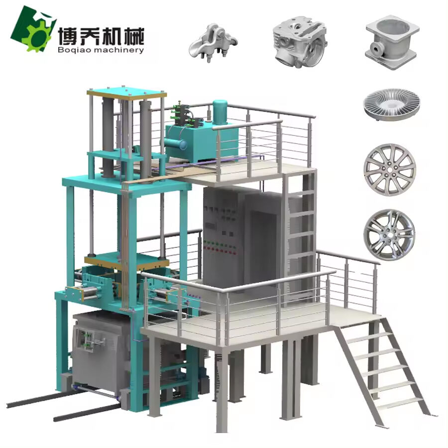 Aluminum casting full automatic low pressure die casting machine