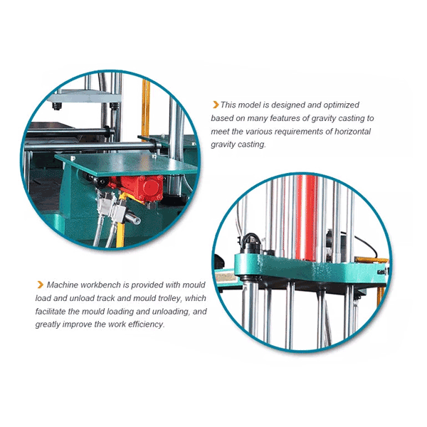 BQ-J34-6 Gravity die cast machine