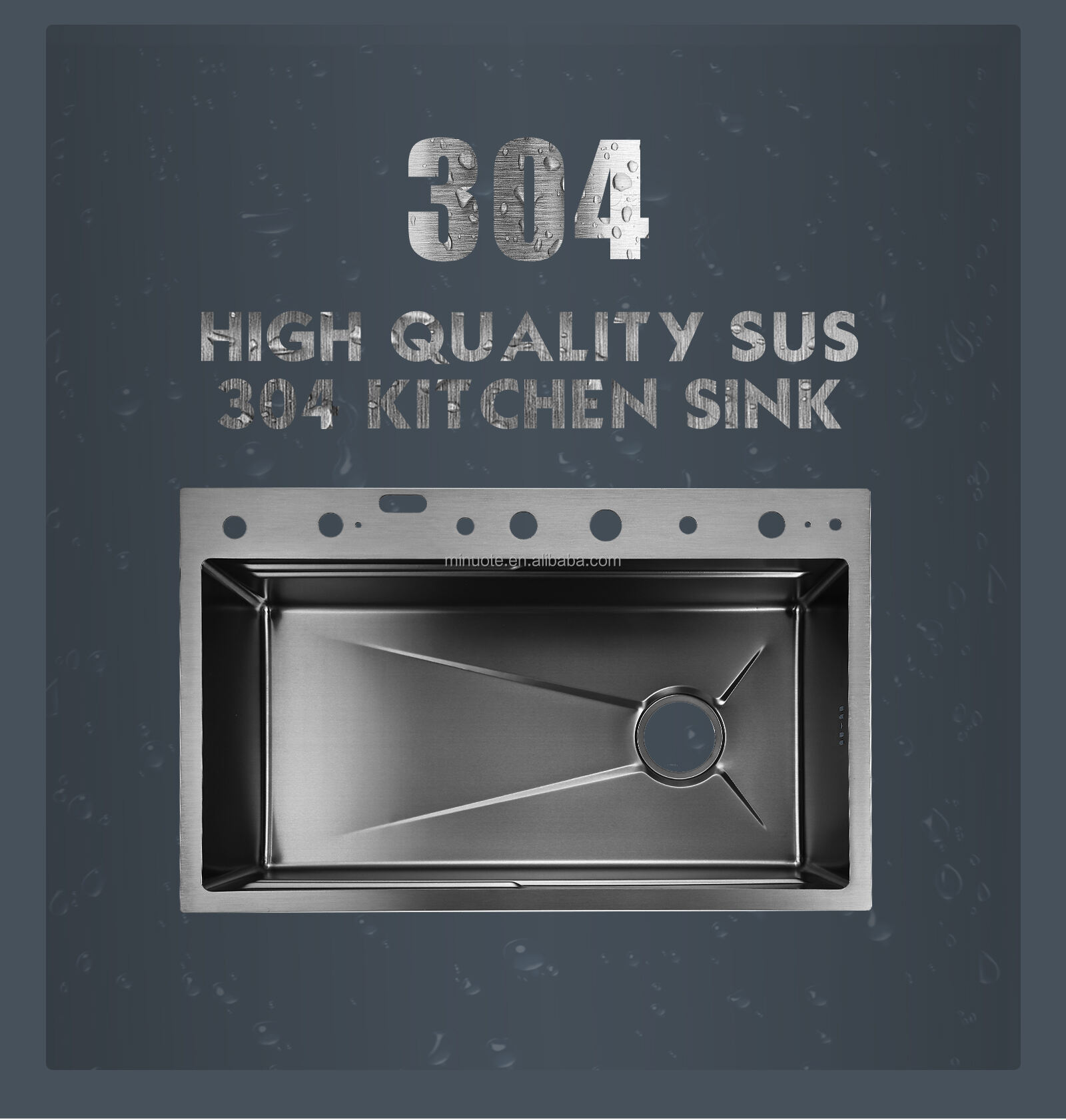 Multi Function Kitchen Sink Kitchen Sink Drain Basket Single Bowl Stainless Steel Kitchen Sink Without Faucet details