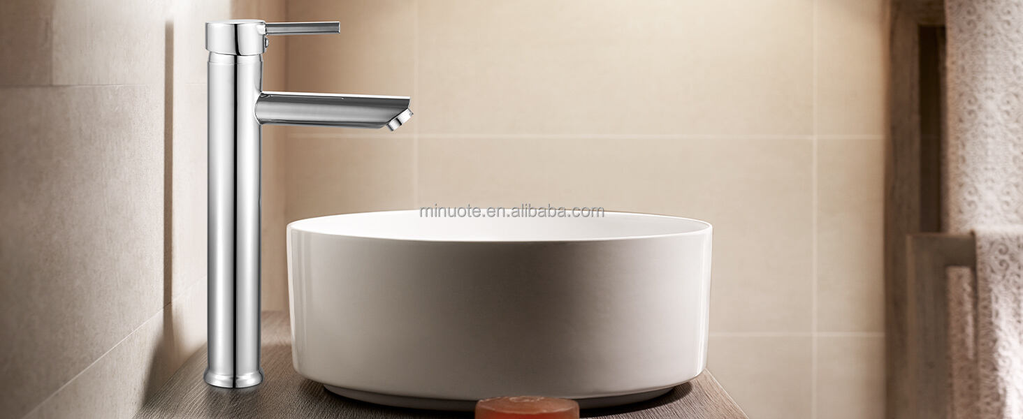 Luxury vintage brass deck mounted single lever faucets basin faucet wall supplier
