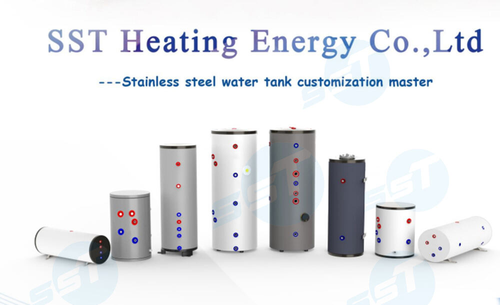 Hot Selling heat pump 1000l stainless steel water heater tank customized buffer water tank 1000l supplier