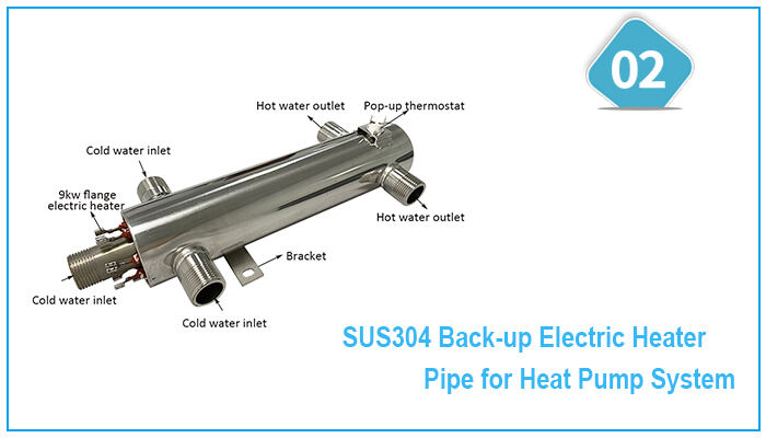 SST  heat pump system and solar energy system backup electric heater manufacture factory