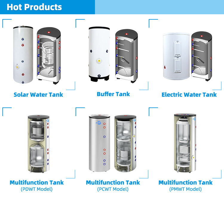 SST custom 100L 300L 600L heat pump water tank RoHS/PED/Watermark gas water boiler tank for home manufacture