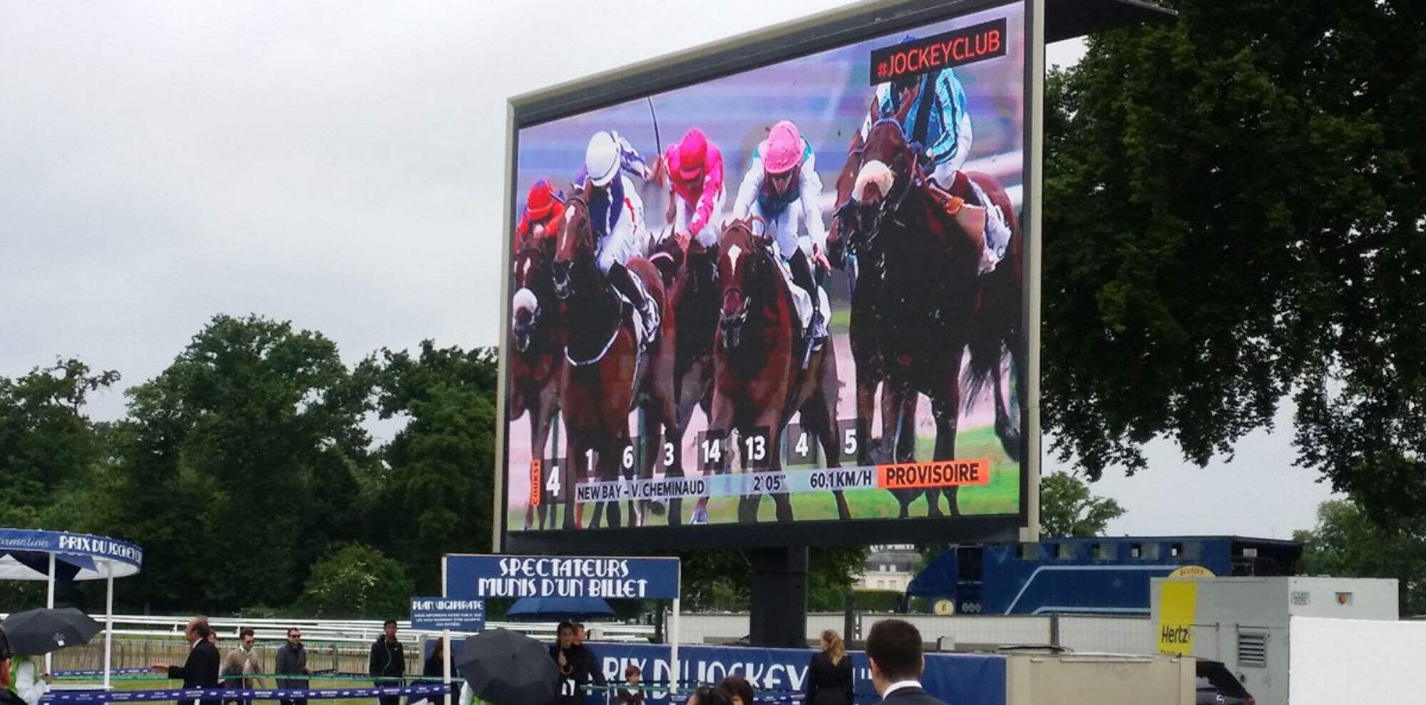 Chantilly Rennbahn in Frankreich