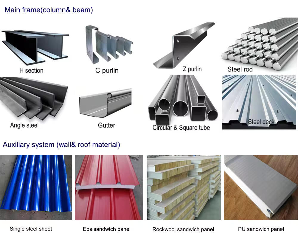 Fournisseur d'usine de sélection de structures en acier