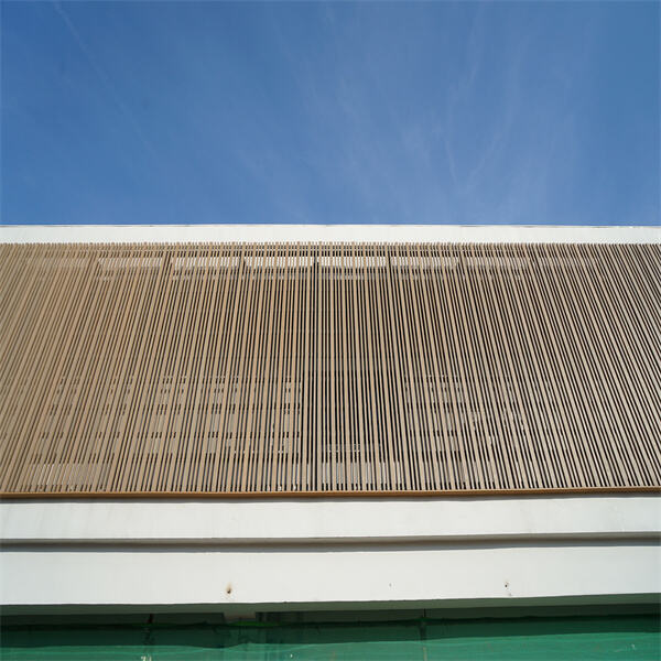 Experience the aesthetic appeal of exterior composite paneling