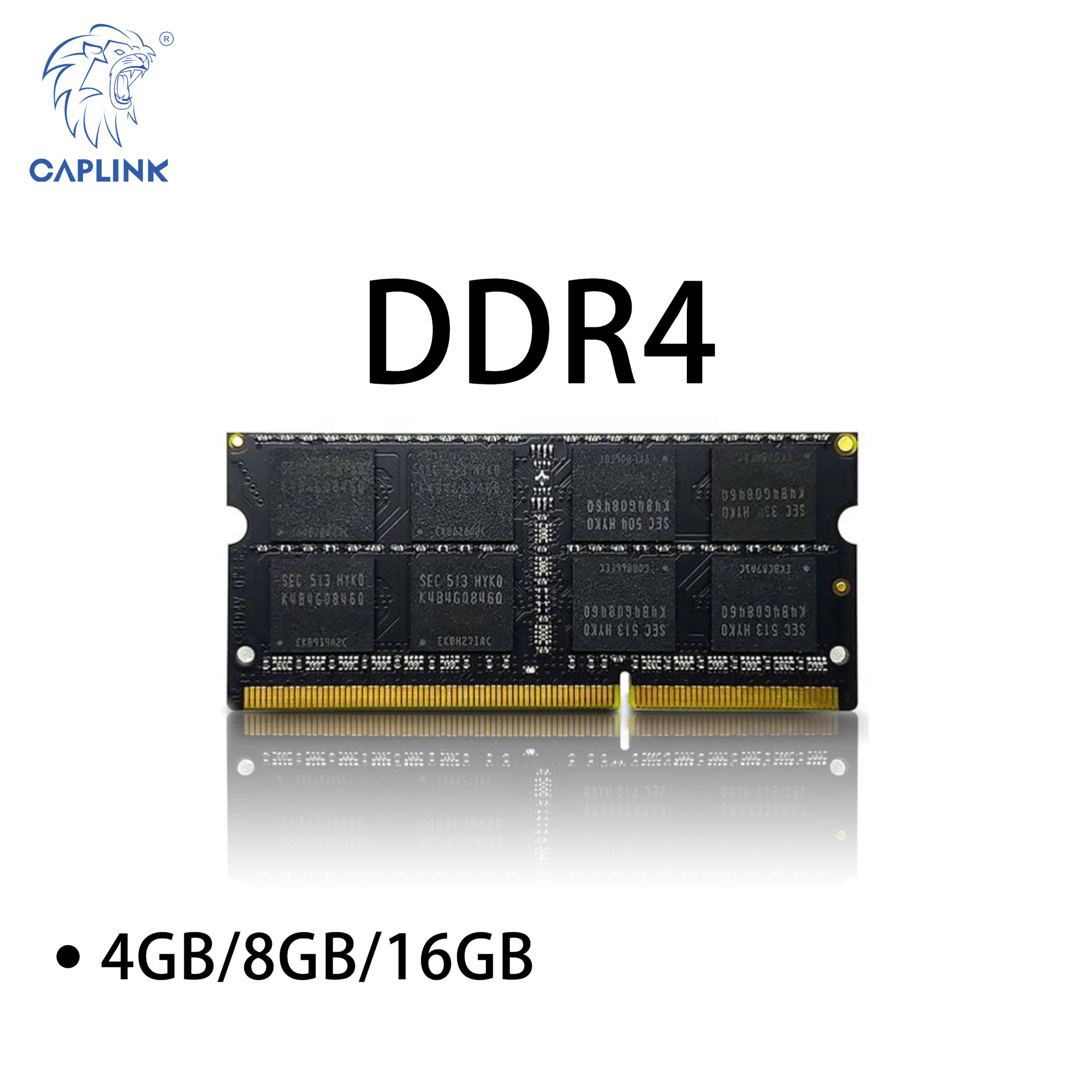 Caplink High Performance RAM Memory DDR4 Technology Fast And Reliable For PC And Laptop (4GB/8GB/16GB)