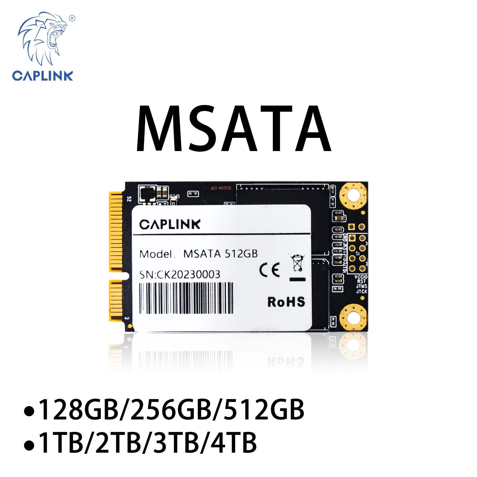 Caplink SSD Full Capacity Laptop/Desktop Compatible 128GB/256GB/512GB/1TB/2TB/3TB/4TB Internal Mini Hard Drive