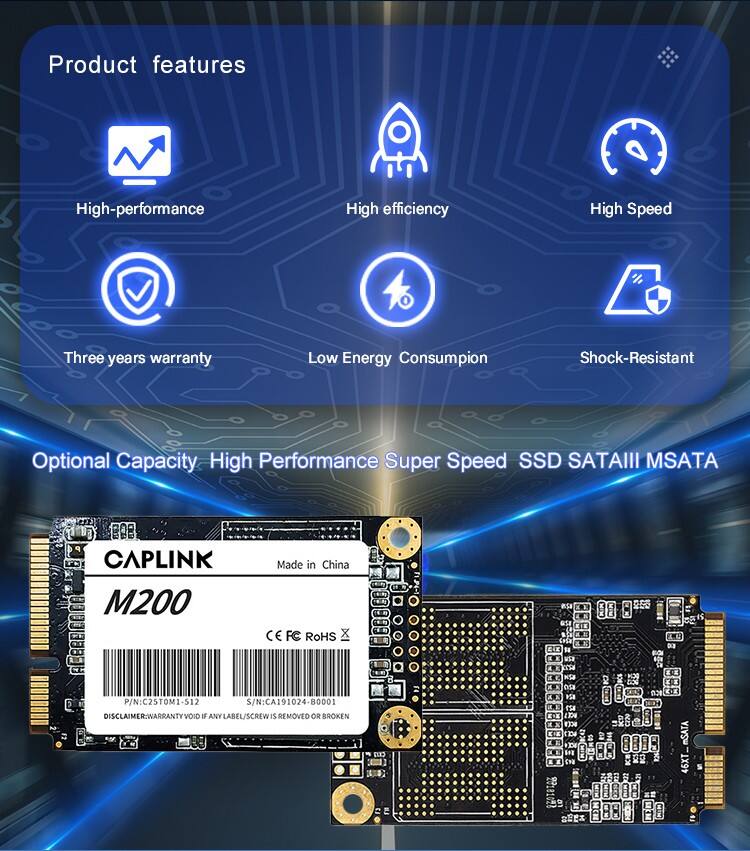 Caplink SSD Full Capacity Laptop/Desktop Compatible 128GB/256GB/512GB/1TB/2TB/3TB/4TB Internal Mini Hard Drive factory