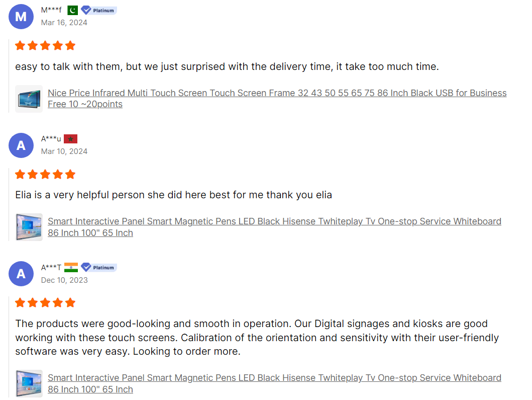 Customers Reviews