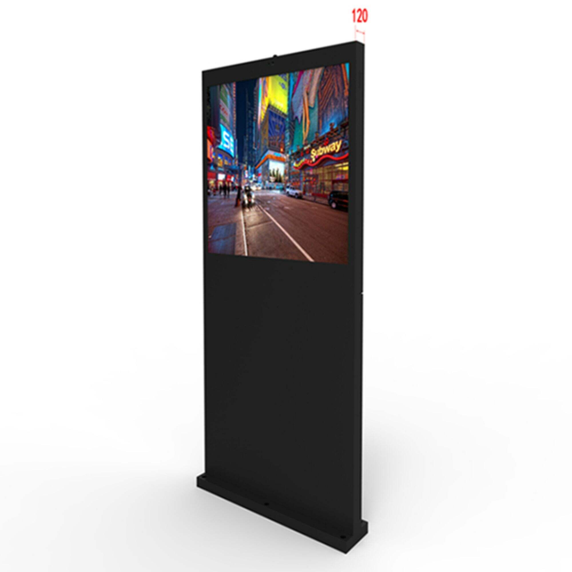 Best Selling 2500nits Brightness Android Powered Outdoor Floor Stand   Digital Signs 