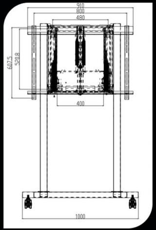 TV stand dimension