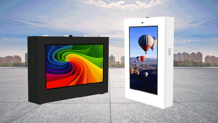 Non-Fan Outdoor Advertising Displays 4K Ultra HD 