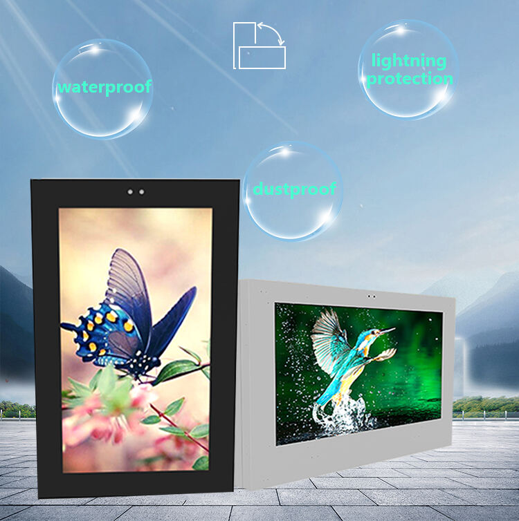 Non-Fan Outdoor Advertising Displays 4K Ultra HD 