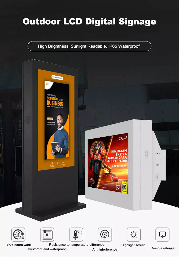 Waterproof Outdoor Advertising Displays 