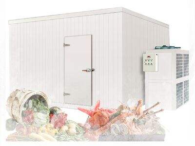 Rollen av en gå-in kyl i butiks lagring