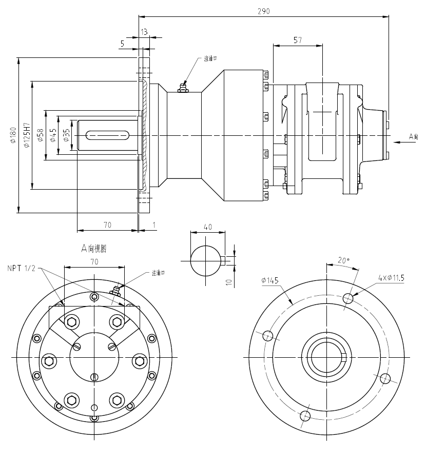 HX6AM-PG4-F145 Drawings