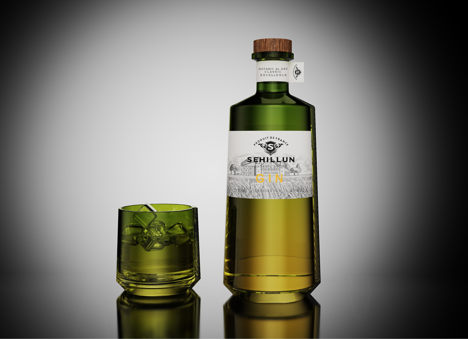 product liquor spirit glass  bottles vodka  rum jin tequila  brandy whisky bottle 700ml 750ml  1000ml-4