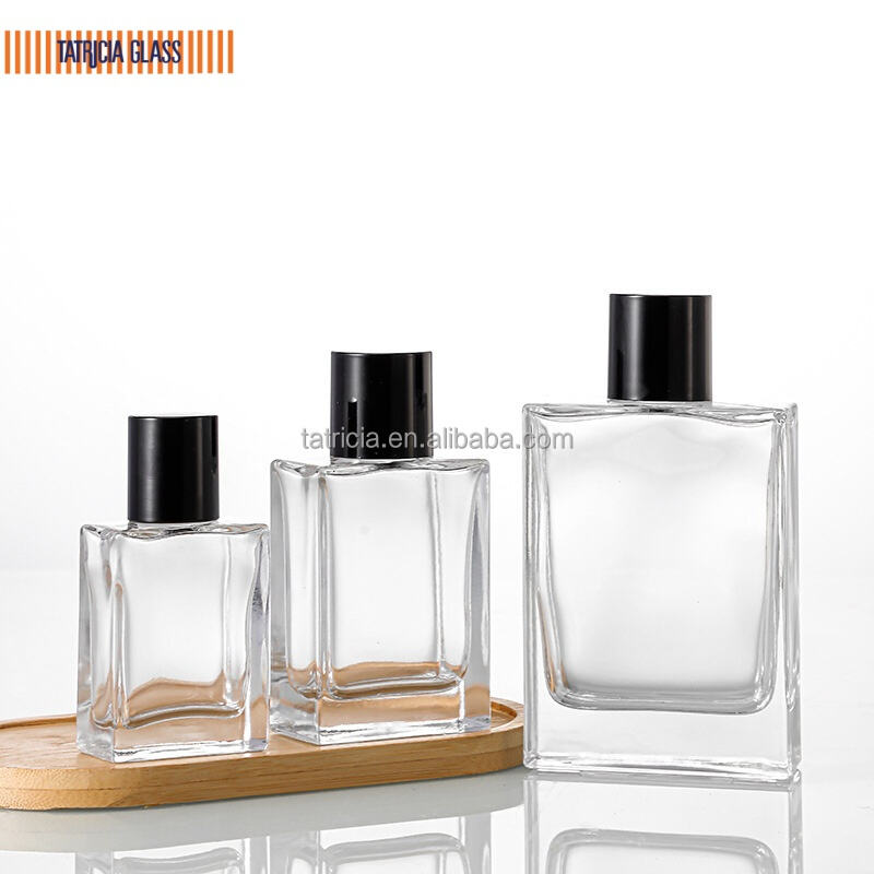 product customized 30ml 100ml elegant polish glass perfume bottles womens unique personalized sprayed empty bottles screen printing401-2