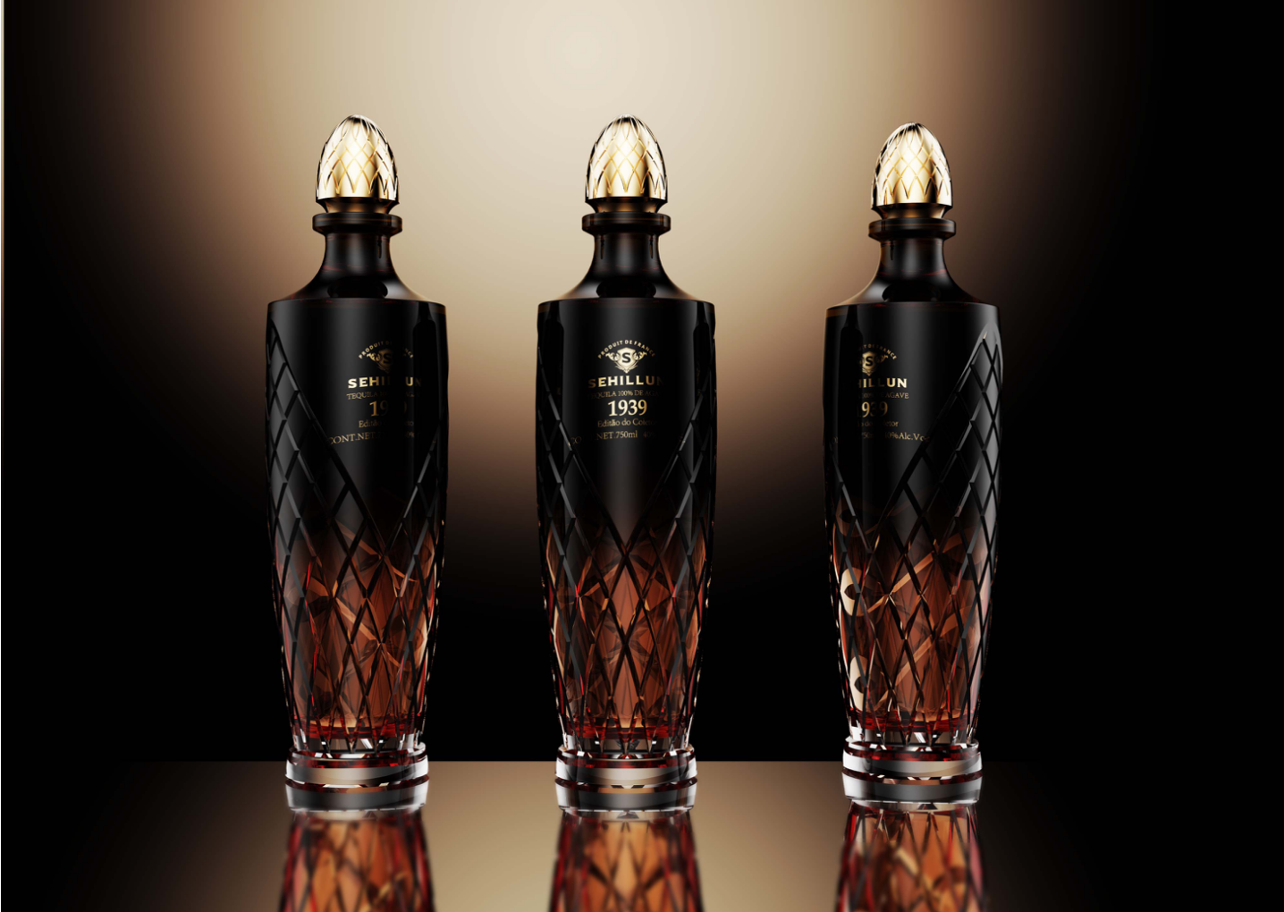 product wholesale clear liquor bottle 500ml 750ml flat tequila bottle glass with screw cap for tequila and customization box-6