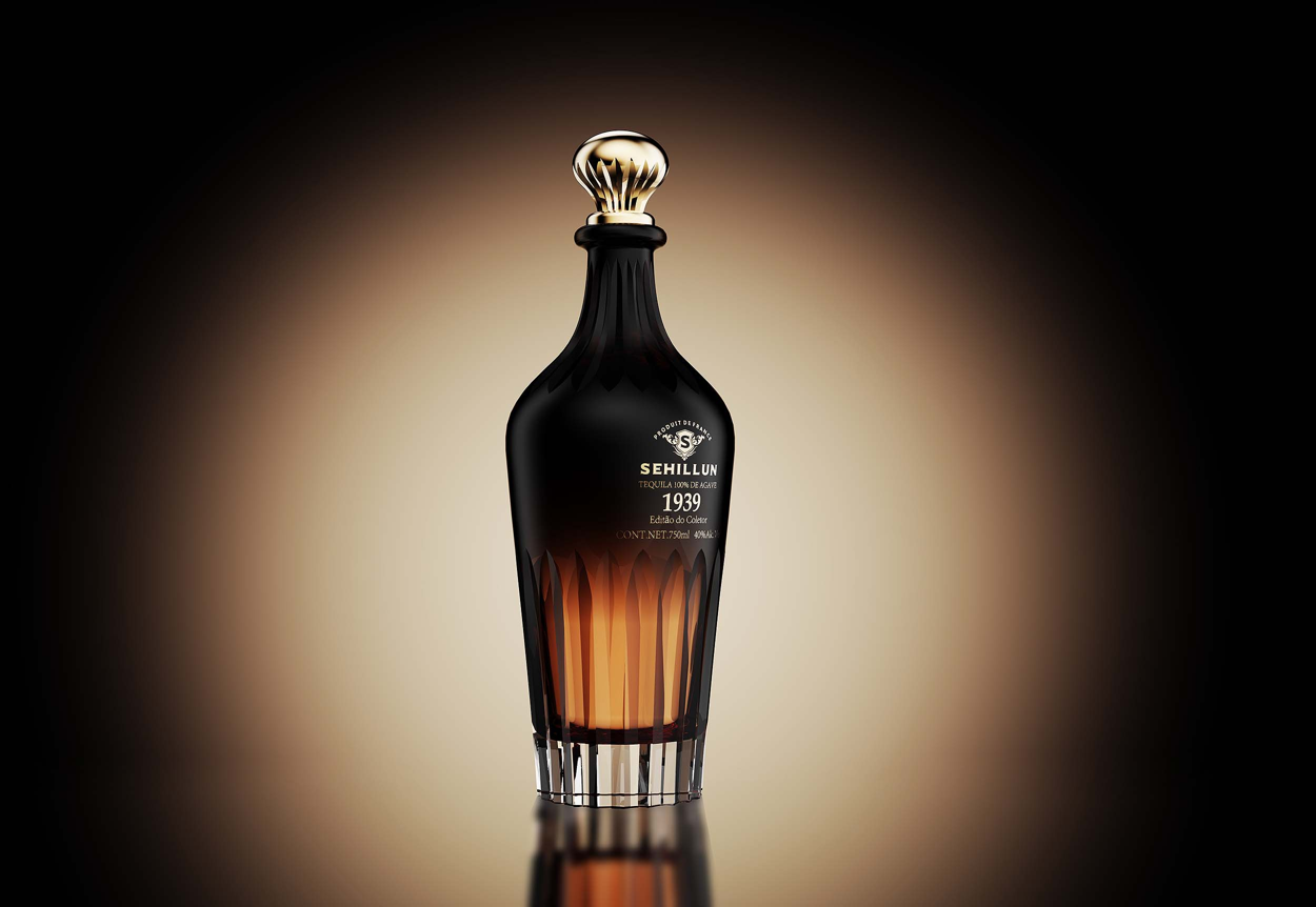 product wholesale clear liquor bottle 500ml 750ml  reflects your brand through color and logo customization and box-3