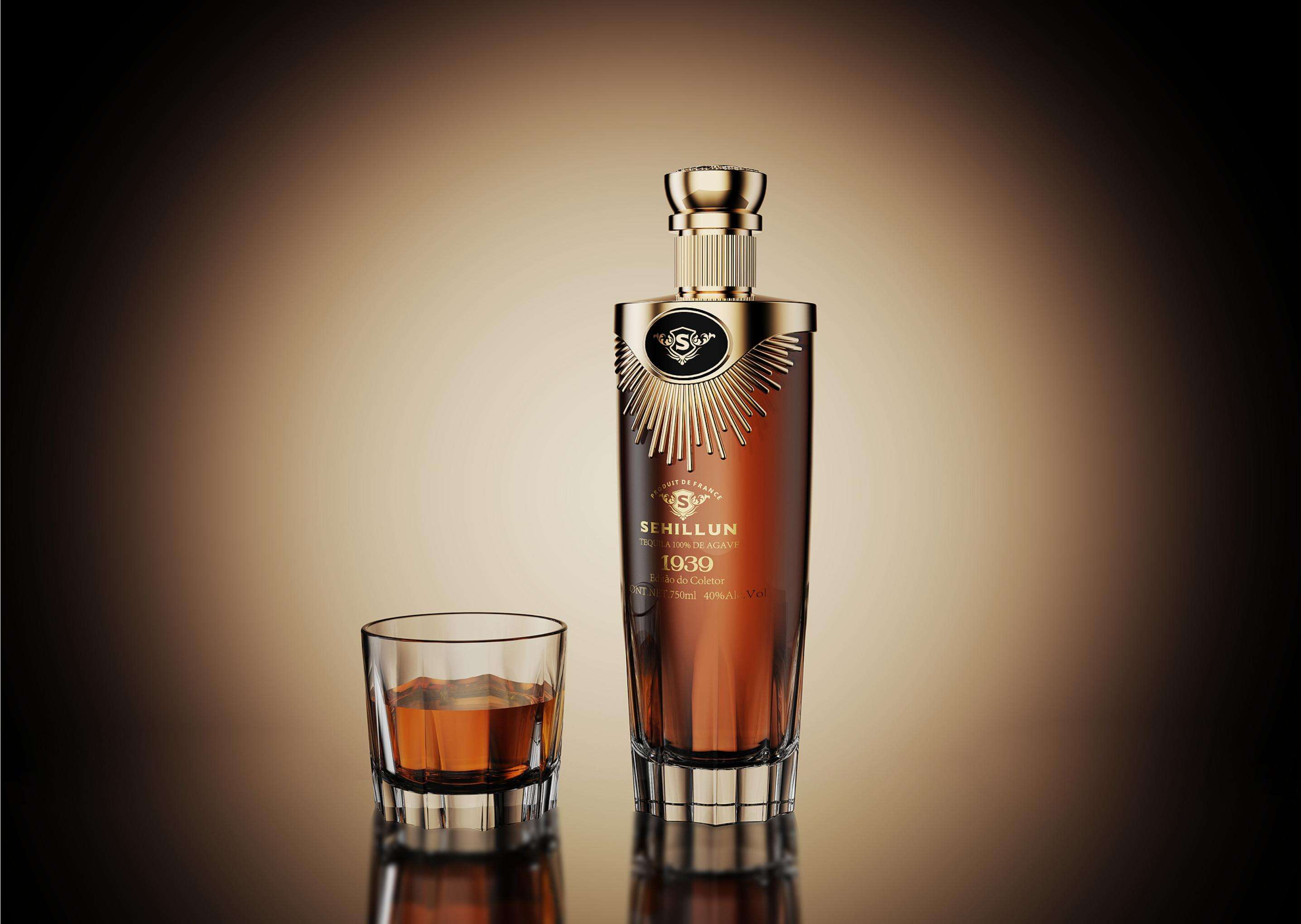 product quality and quantity assured customized glass bottle supplier 700ml round glass liquor bottle with tequila-6