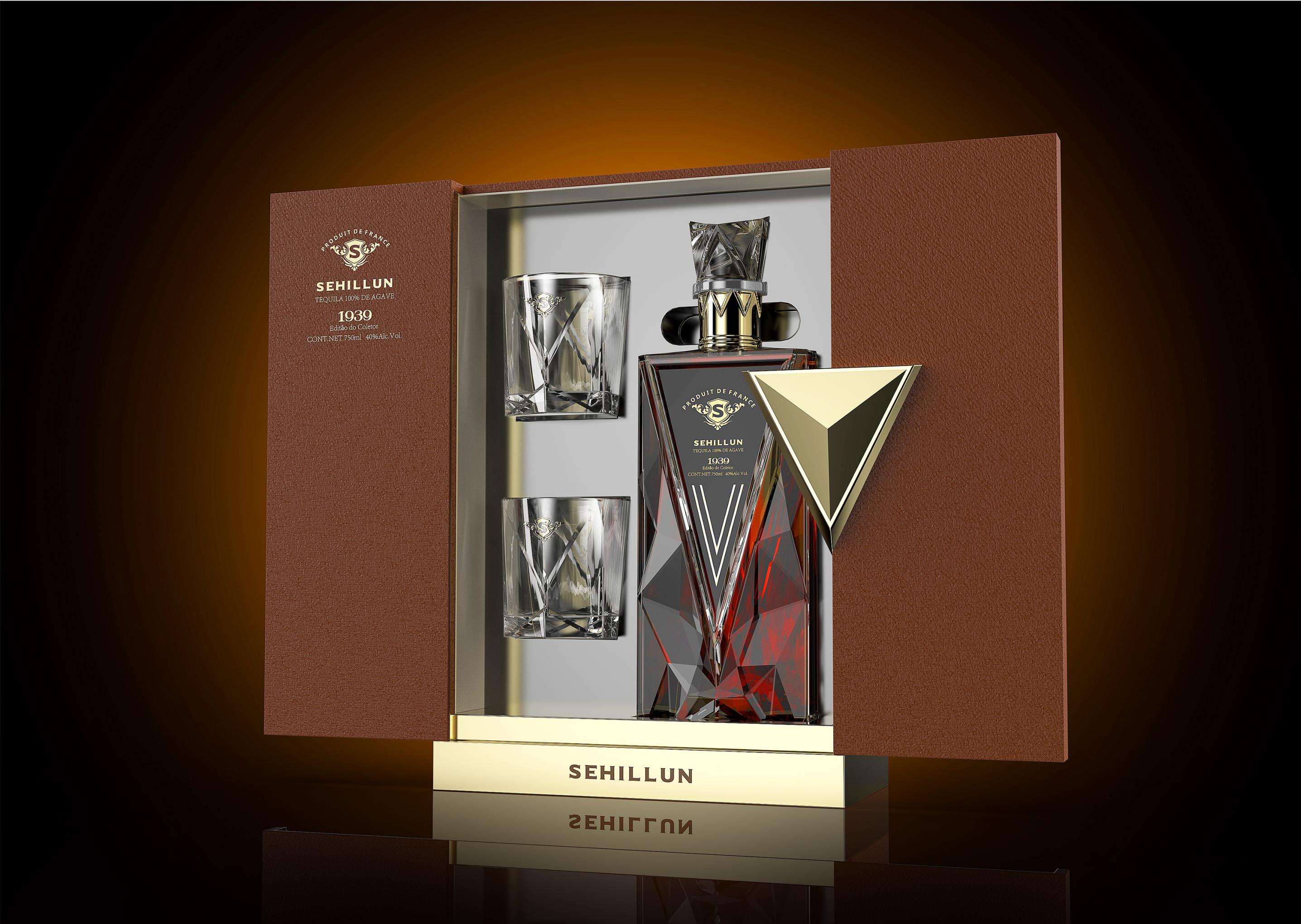 product light bottle with oem unique logo and premium tequila and spirits included in a custom package-8