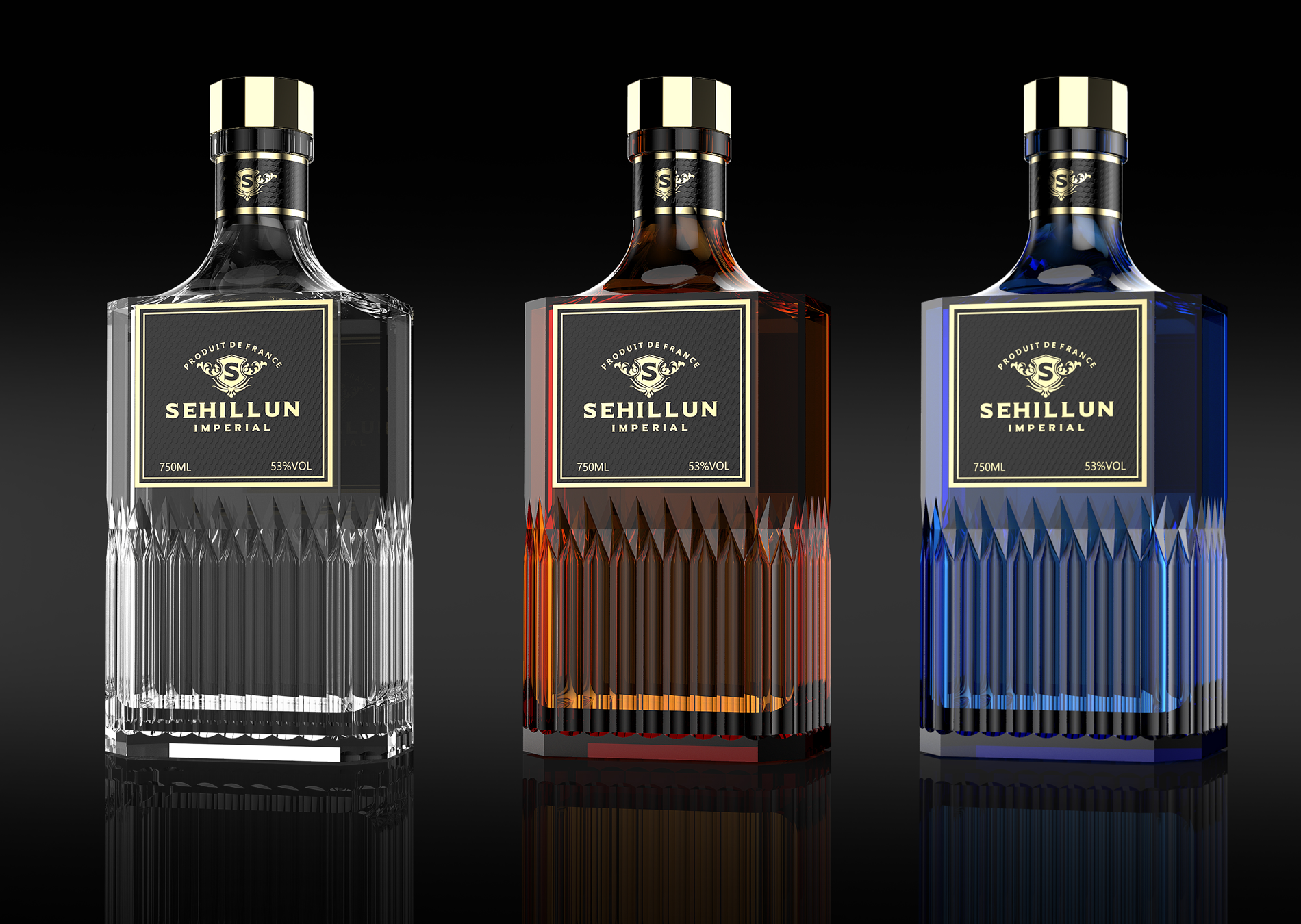 product matte black liquor tequila glass bottle a customizable masterpiece for your premium tequila brand-6