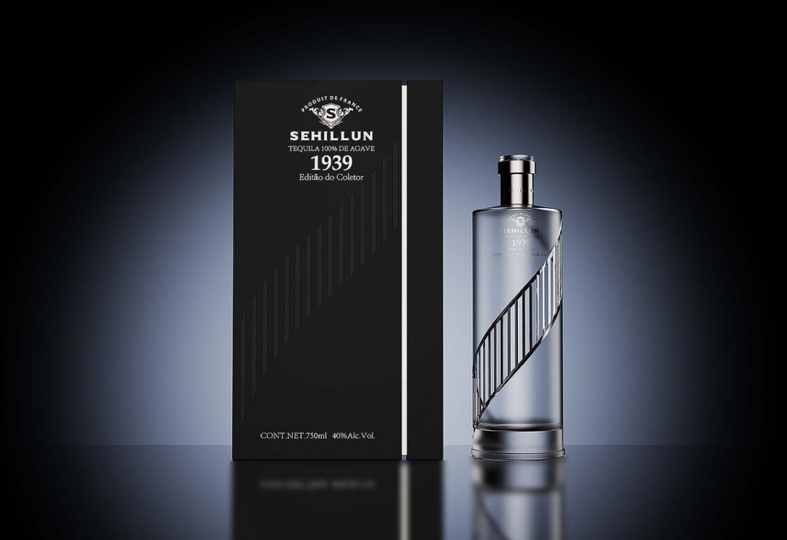 product luxury customized logo 500ml 700ml  750ml tequila spirit liquor glass bottle with cork-5