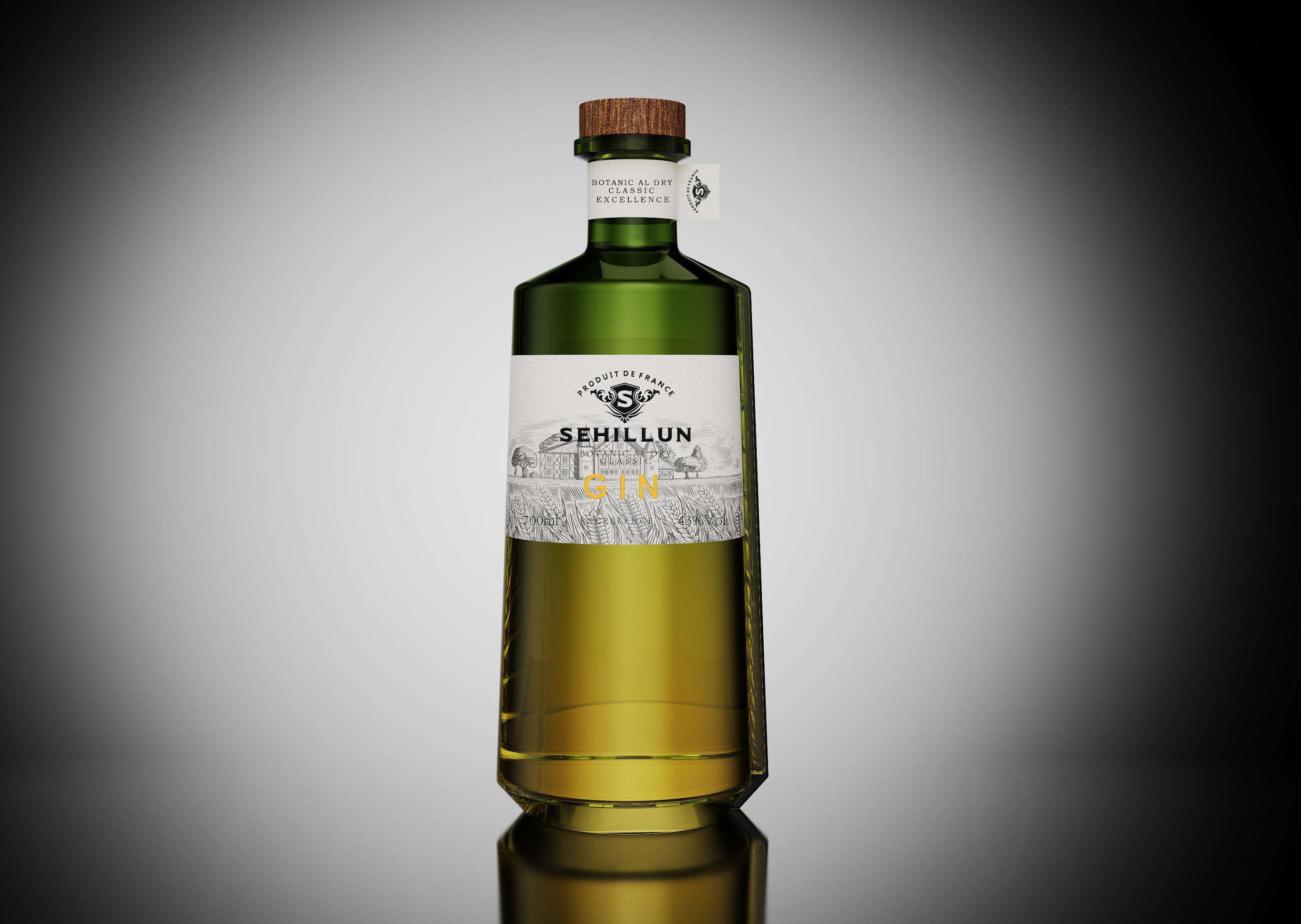 product 750ml 700ml  glass liquor bottles oem custom logo high quality gin spirits bottle comes with custom box-2