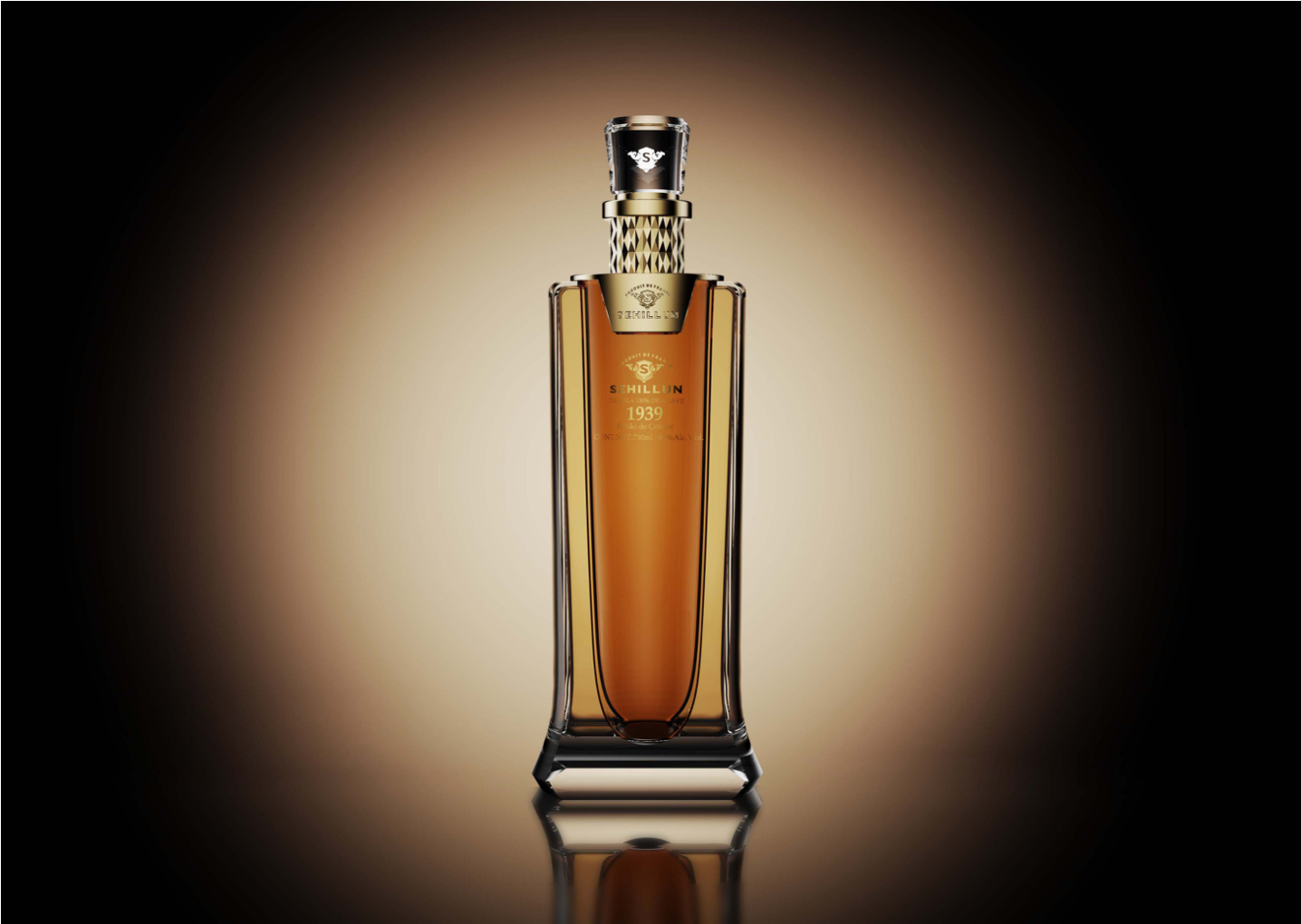 product oem custom logo high quality tequila spirits bottle light bottle comes with custom box811-2