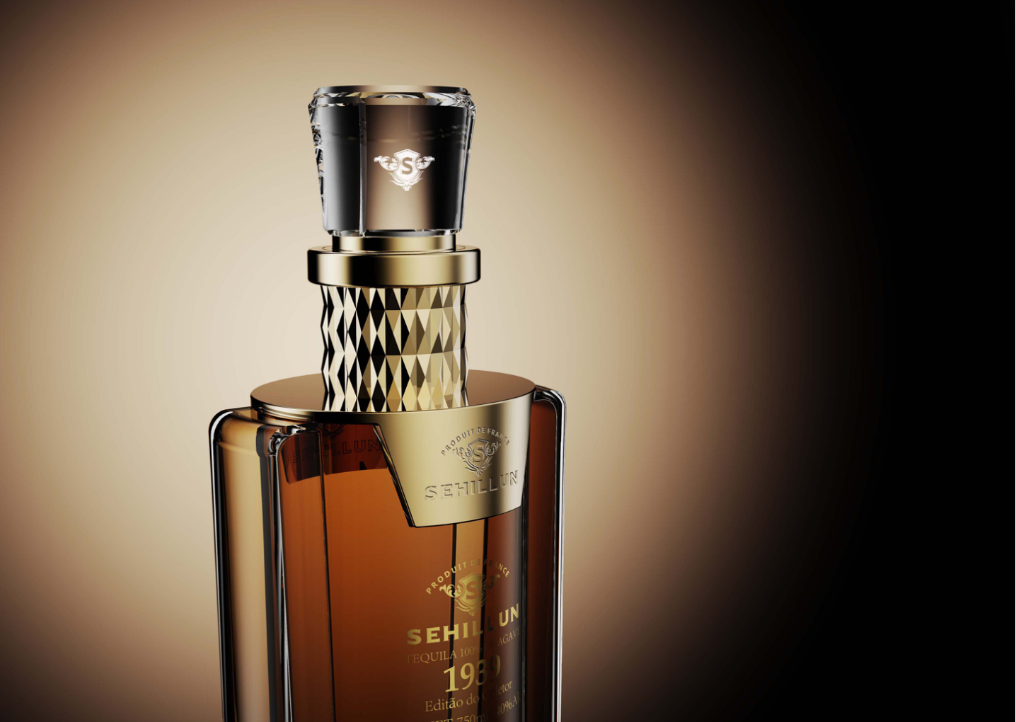 product oem custom logo high quality tequila spirits bottle light bottle comes with custom box811-4