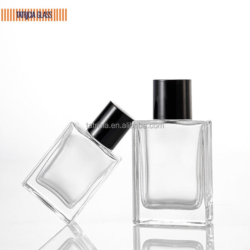 product customized 30ml 100ml elegant polish glass perfume bottles womens unique personalized sprayed empty bottles screen printing401-4