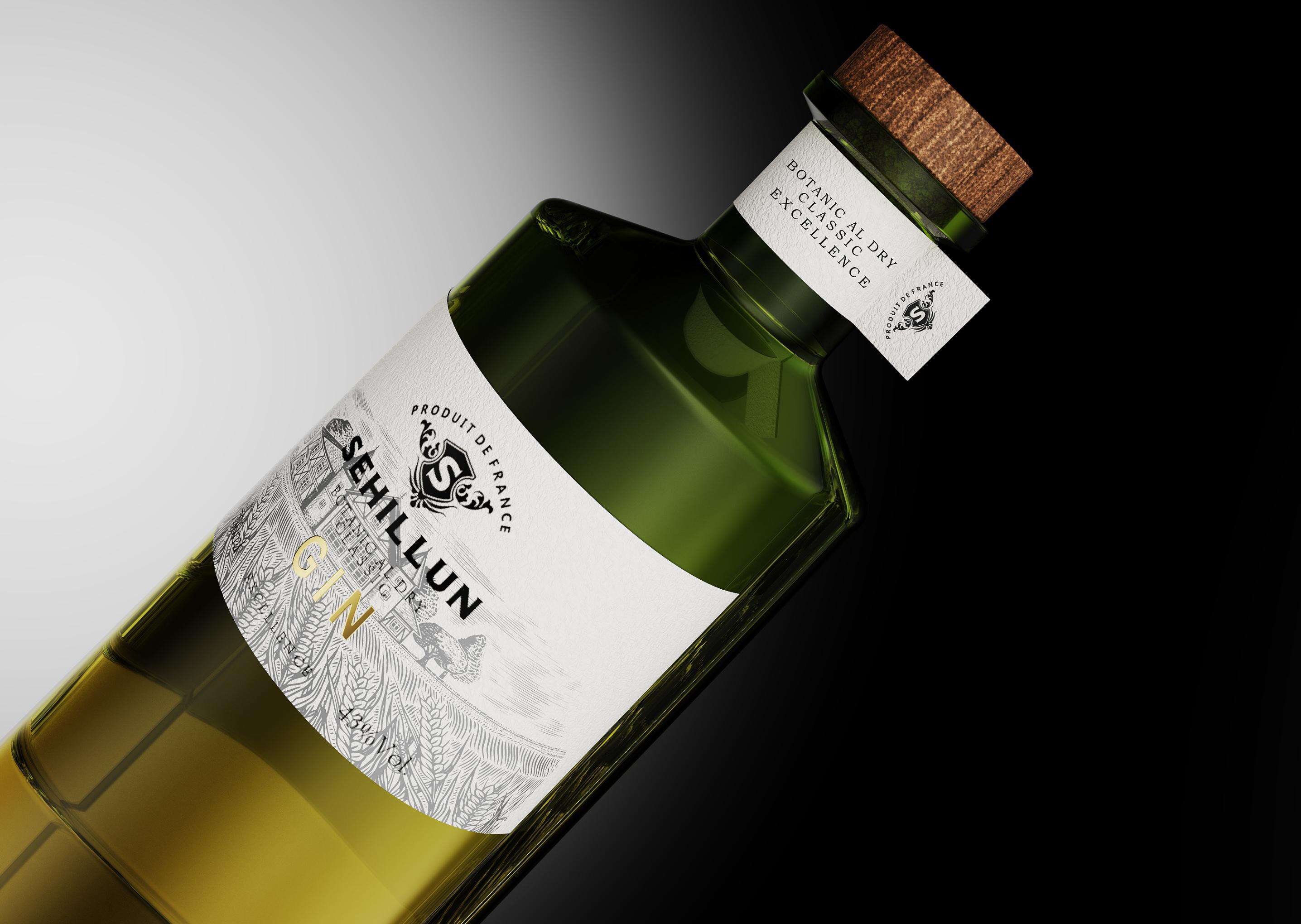 product 750ml 700ml  glass liquor bottles oem custom logo high quality gin spirits bottle comes with custom box-3