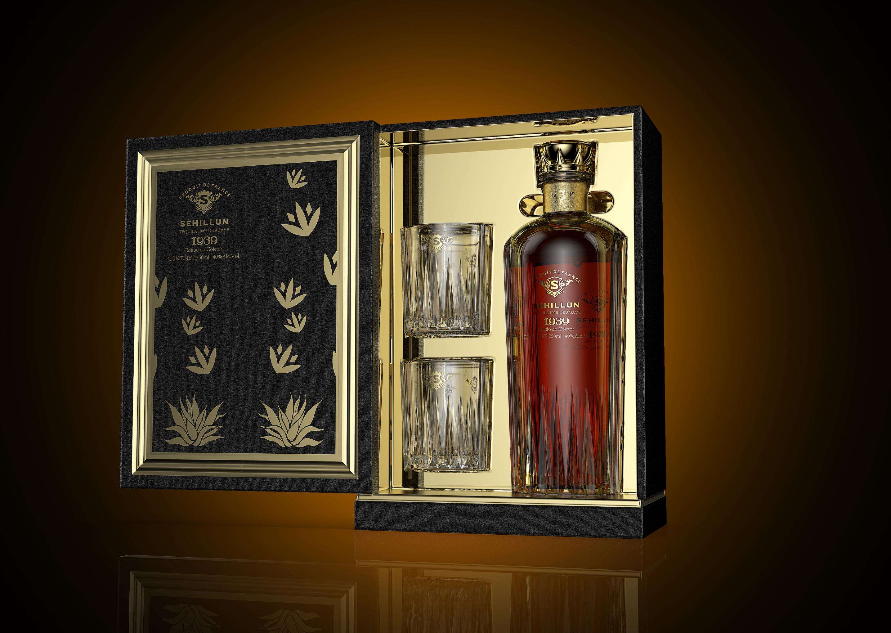 product wholesale 700ml 750ml collectors edition glass tequila bottles customizable logos cork sealing decal surface handling carton-8