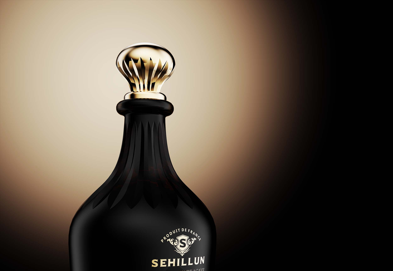 product wholesale clear liquor bottle 500ml 750ml  reflects your brand through color and logo customization and box-4