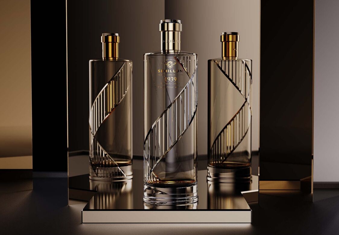 product luxury customized logo 500ml 700ml  750ml tequila spirit liquor glass bottle with cork-1