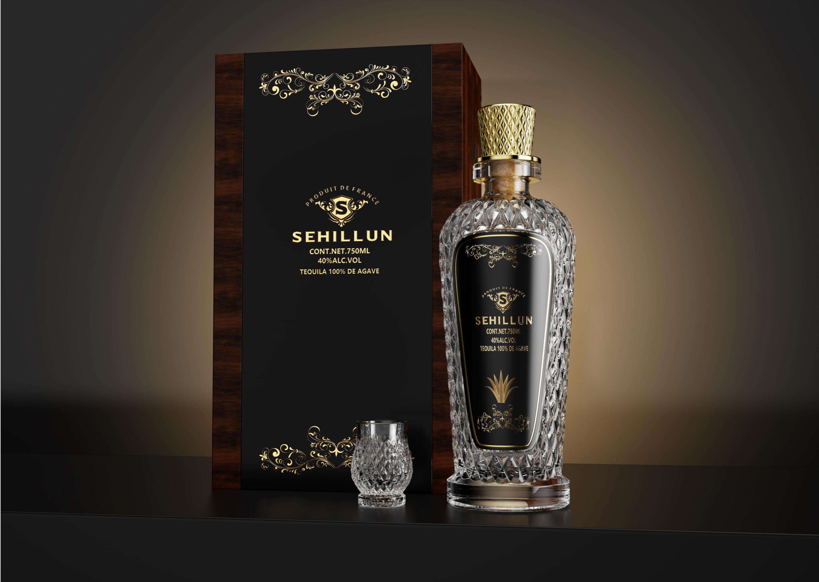 product superior quality box 700ml and 750ml tequila bottles at wholesale prices all in one service customizable glass bottle supplier-2