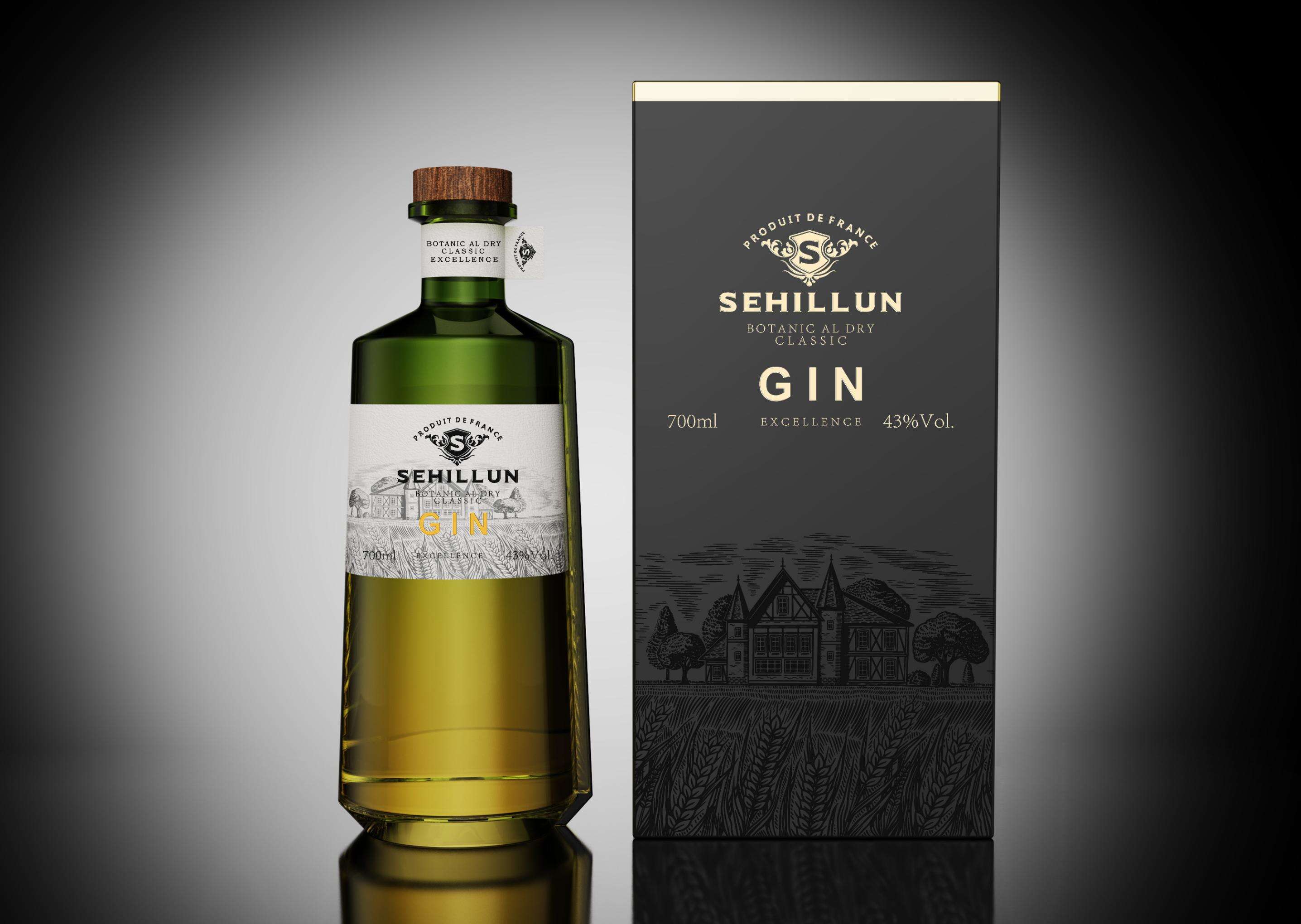 product 750ml 700ml  glass liquor bottles oem custom logo high quality gin spirits bottle comes with custom box-6