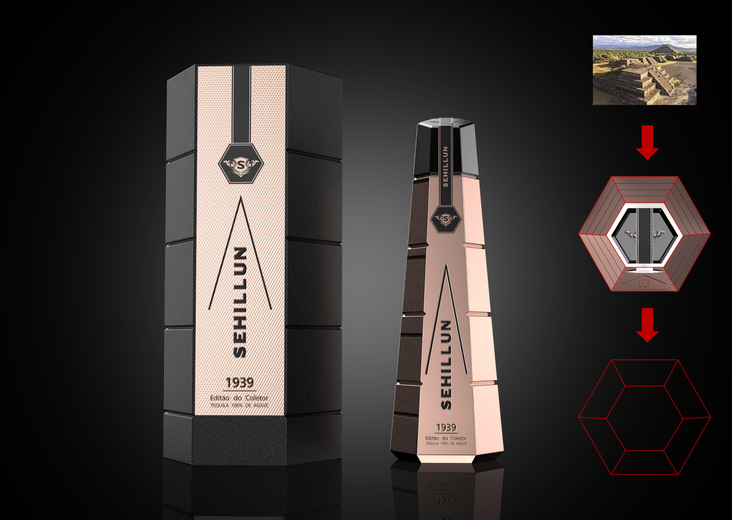 product oem custom logo high quality tequila spirits bottle light bottle comes with custom box408-2