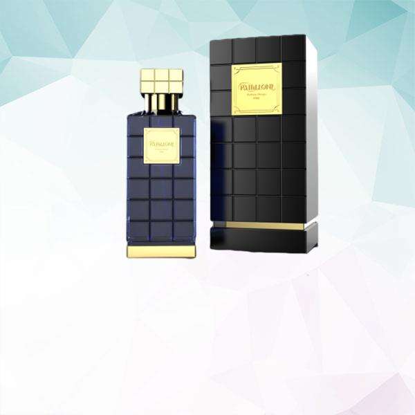 Make a statement with our aromatic men's perfume, encased in a vibrant red bottle.