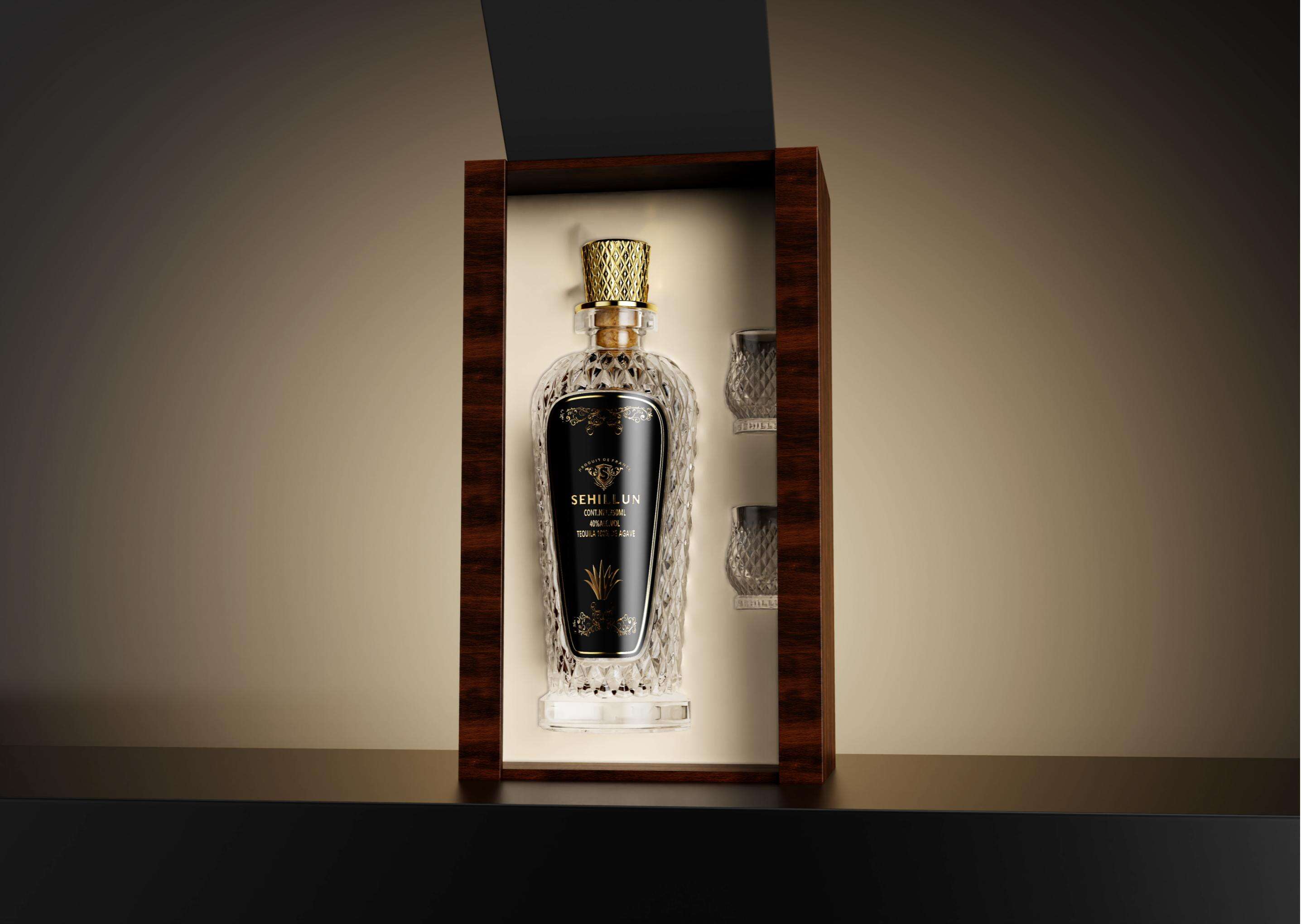 product superior quality box 700ml and 750ml tequila bottles at wholesale prices all in one service customizable glass bottle supplier-5